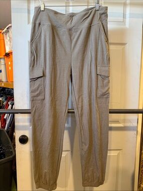 a new day Gray Cargo Jogger Pants with Side Flap Pockets